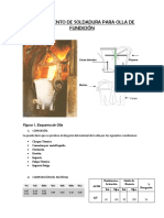 Procedimiento de Soldadura para Olla de Fundición