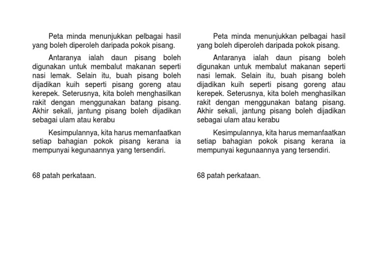 Jawapan Ulasan Pokok Pisang Pdf
