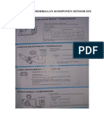 Prosedur Pemeriksaan Komponen Sensor Efi