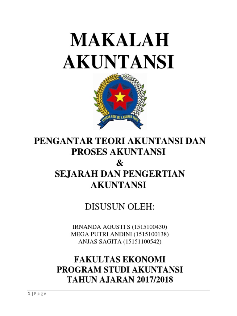 MAKALAH AKUNTANSI