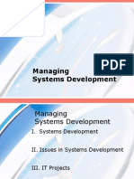 Managing Systems Development