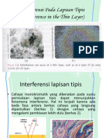 Interference in Thin Layer Document