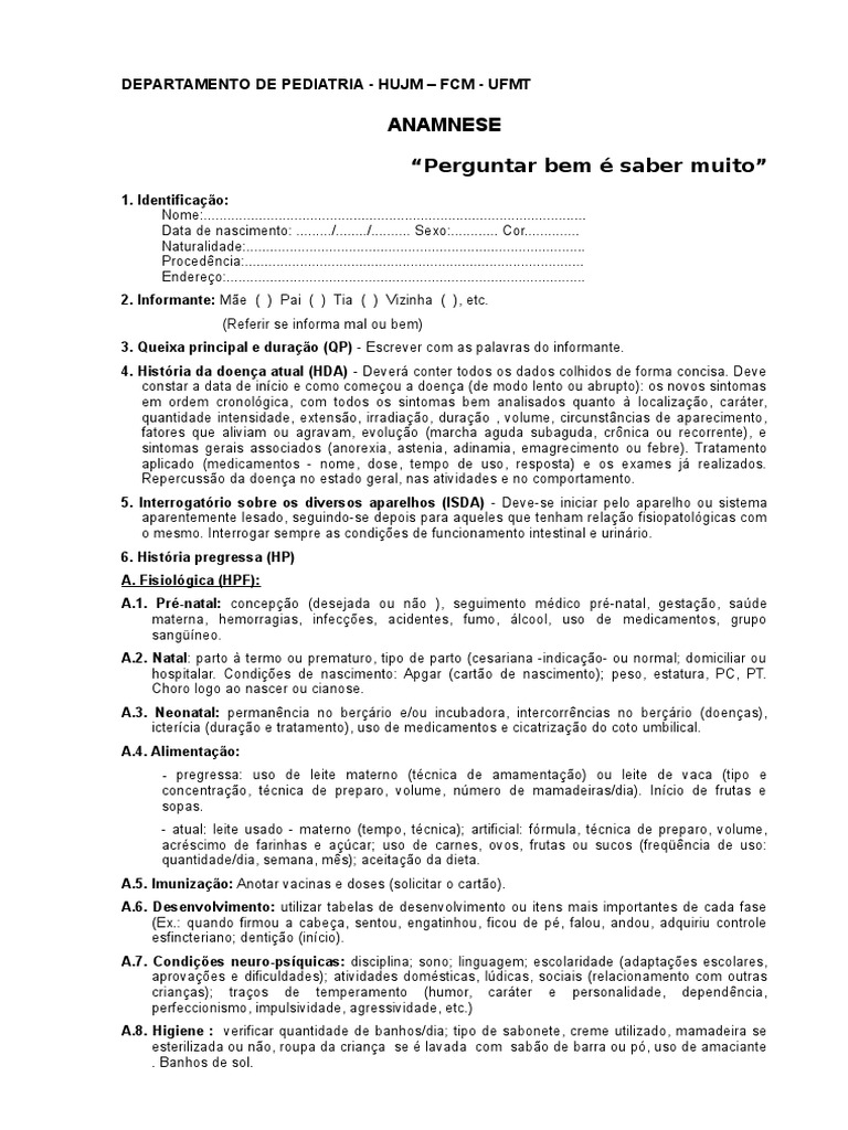 Anamnese 1 PDF, PDF, Leite