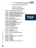 Especificaciones Tecnicas - Arquitectura