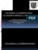 1.- ECOGRAFIA I TRIMESTRE - MENOS 11 SEMANAS.ppt