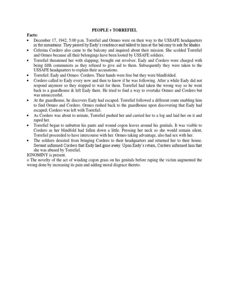 Ignominy - Case Digests (Incomplete) | PDF | Plea | Evidence