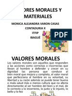 Valores Morales y Materiales
