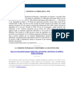 Fisco e Diritto - Corte Di Cassazione N 9138 2010