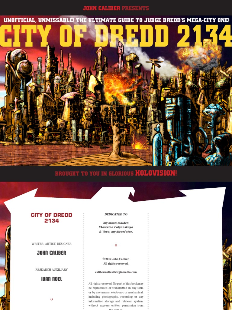 City of Dredd 2134 PDF Unrest Nature 