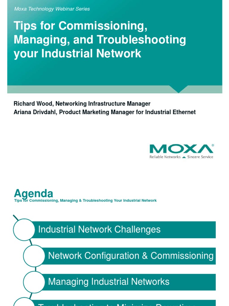 Moxa Industrial Networks PDF Computer Security Security