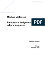 Serrano Pascual: Medios Violentos 