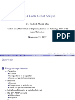 EE-211 Linear Circuit Analysis: Dr. Hadeed Ahmed Sher