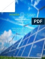 Power Ledger TGE Token Paper