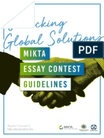 MIKTA Essay Contest - Guidelines