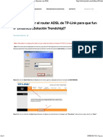 ¿Cómo Instalar El Router ADSL de TP-Link para Que Funcione Con IPoE o IP Dinámico (Solución Trendchip) - TP-Link