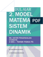 Model Matematis Sistem Dinamik - Modul Ajar PDF