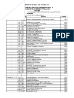 VISEMESTERTime Table