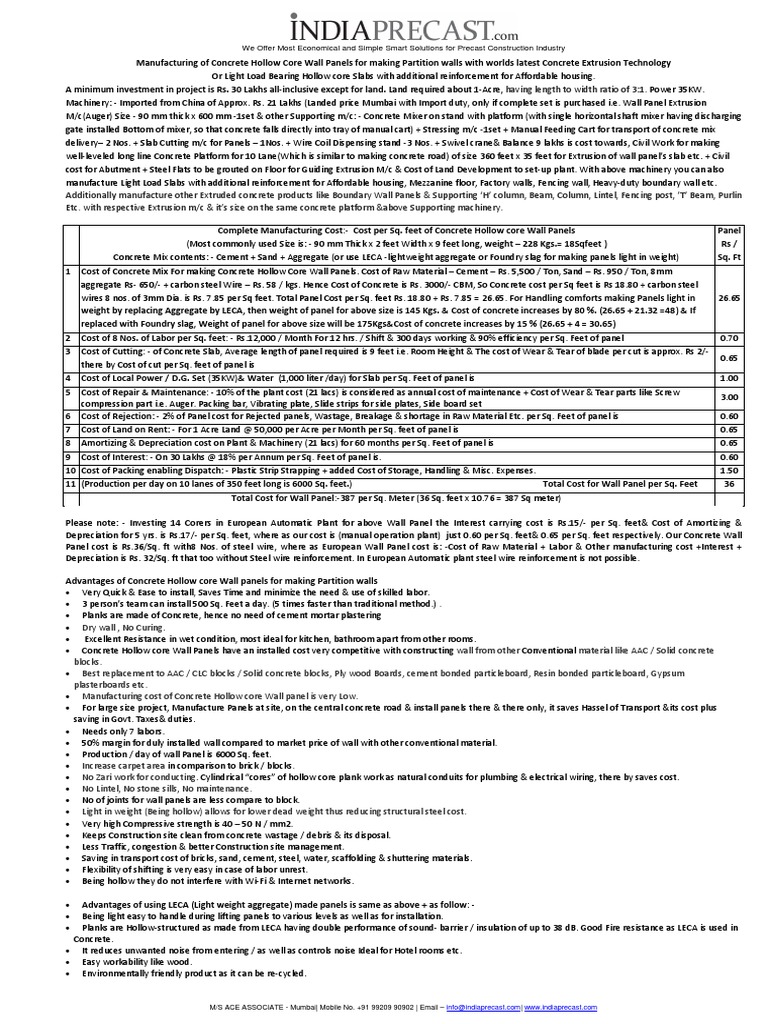 Wall Panel Analysis | PDF | Wall | Concrete