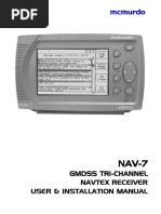 Mcmurdo Smartfind Nav-7 Navtex User Manual