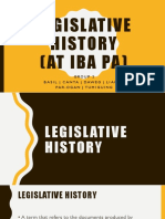 Legislative History (At Iba Pa) : Group 2 Basil - Canta - Daweg - Liagon Par-Ogan - Tumiguing