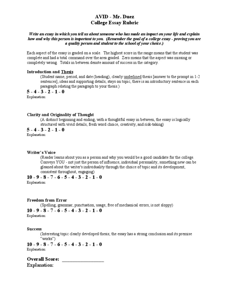 Avid essay example 08 image