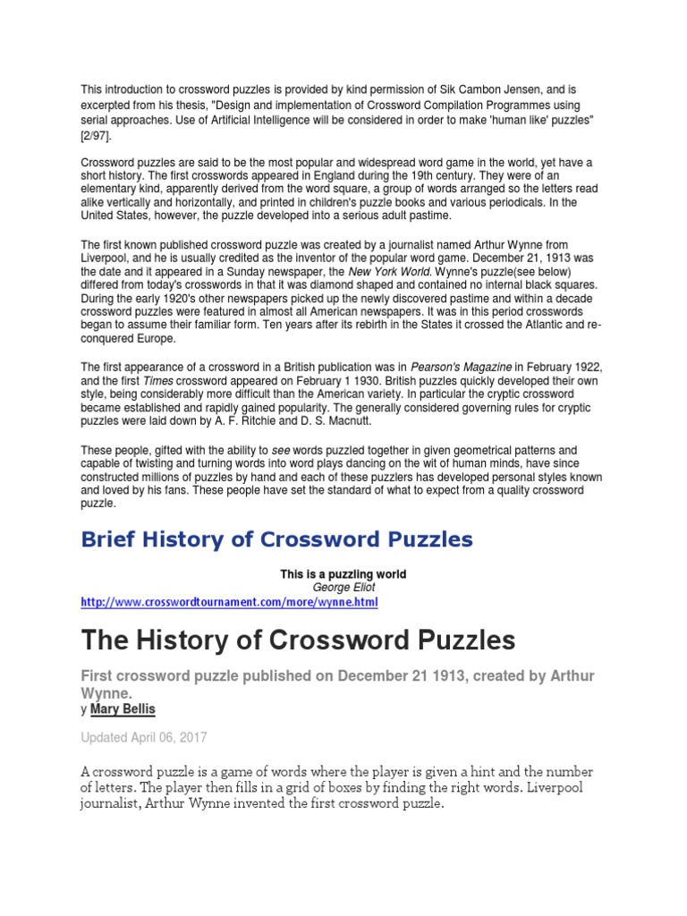 Add Info Crossword Grammar - 