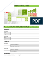 Metálicos/volátiles-Hidruros Ejercicios 3