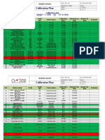 Calibration Plan 2016