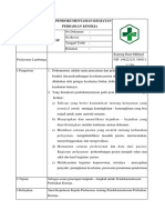 Sop Pendokumentasian Kegiatan Perbaikan Kinerja