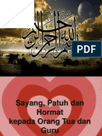 Sayang Hormat PD Ortu-Guru