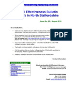 Clinical Effectiveness Bulletin 43 - August 2010