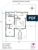Proposed Ground Floor Plan-Ktc Nagar