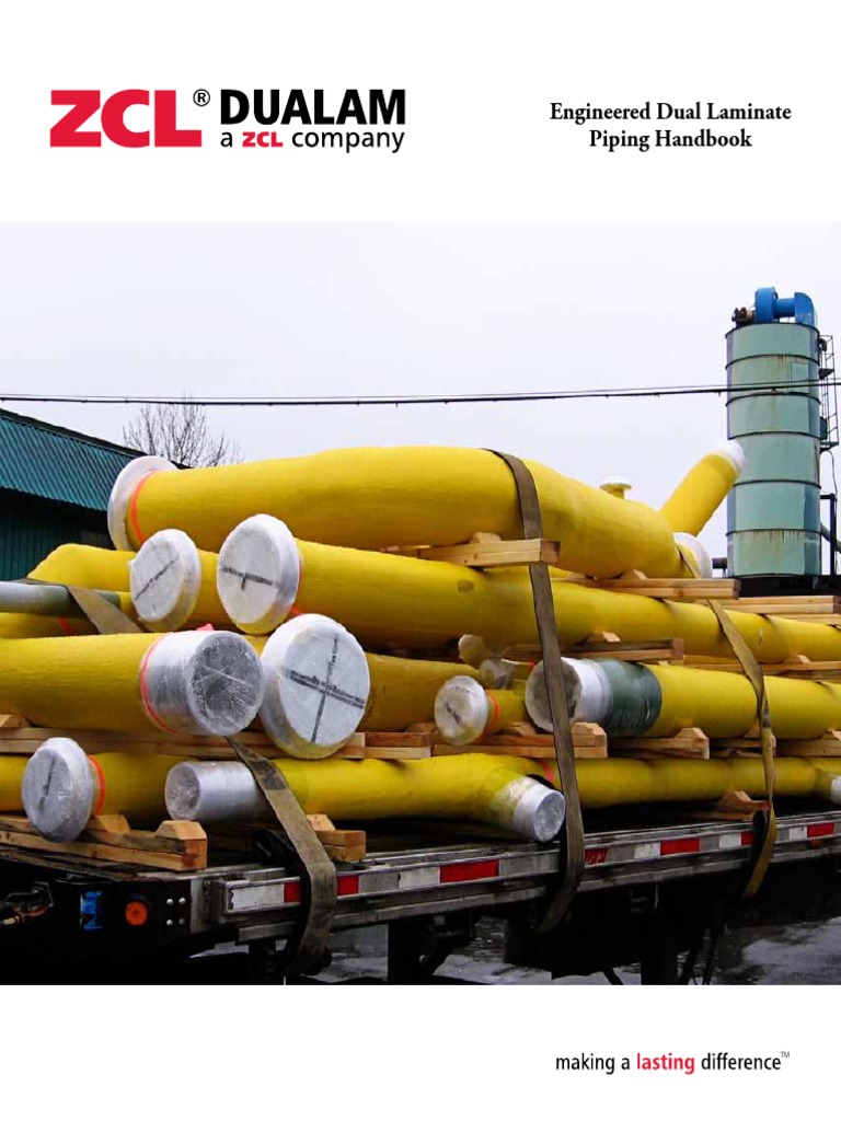 Dual Laminate Piping Handbook PDF Fiberglass Pipe (Fluid Conveyance)
