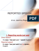 Unit 10 Reported Speech