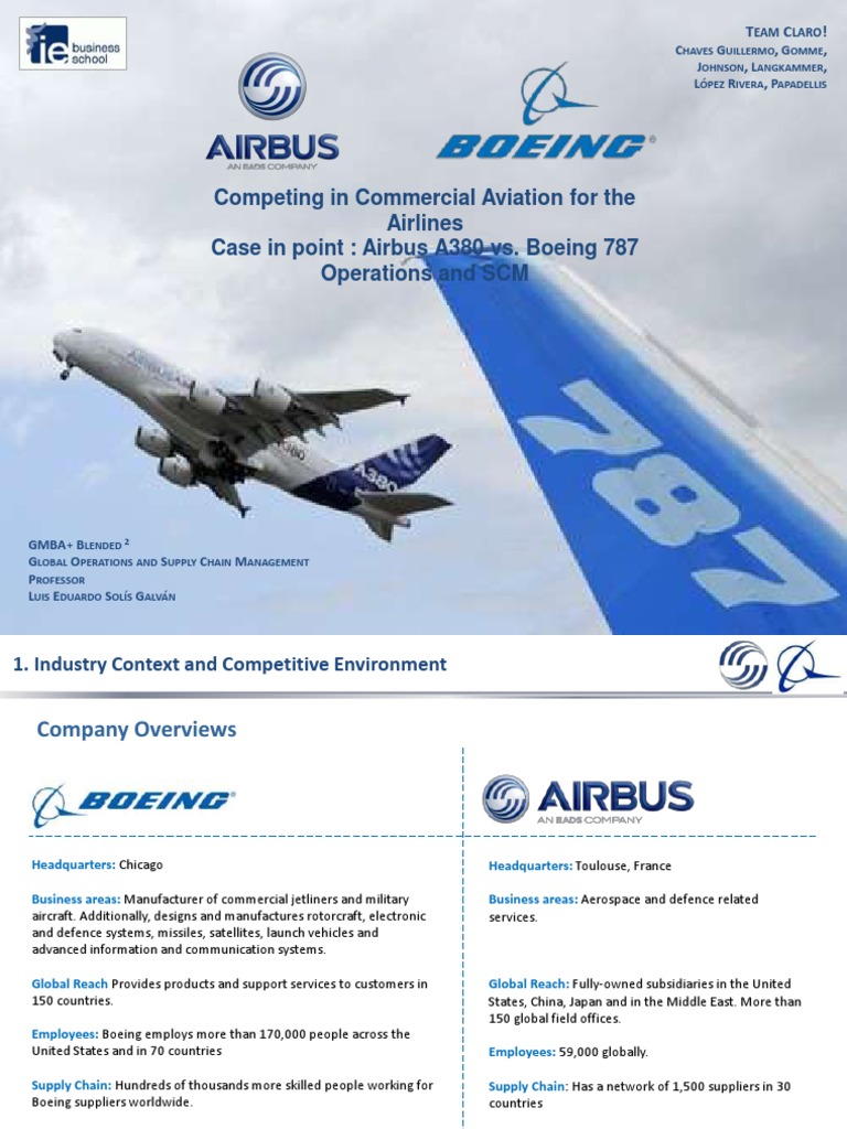 Case Study Of Boeing Ops Management Sample Download Free Pdf