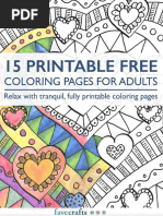 Download 15 Free Printable Adult Coloring Pagespdf by Sindhu Arauvinth Raaj SN365055222 doc pdf