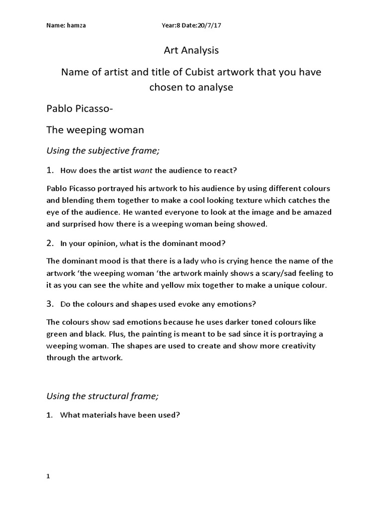 Story of the weeping woman picture