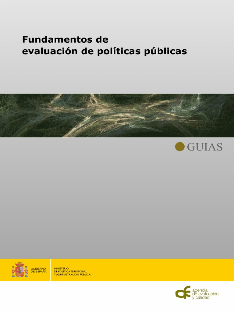 Fundamentos de Evaluación de Políticas Públicas | PDF | Democracia ...