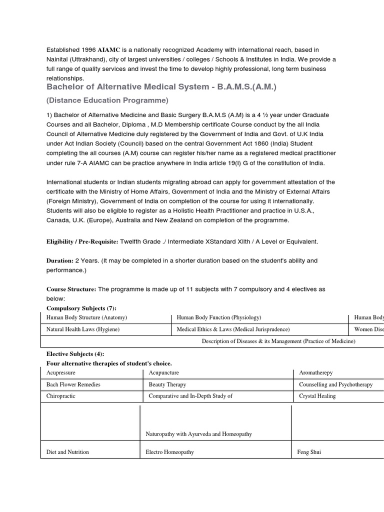 Alternative Medicines PDF Naturopathy Physician