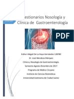 Cuestionarios Nosología y Clínica de Gastroenterología