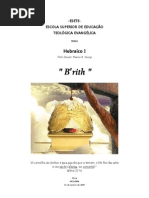 69_Berith - O conceito - Aliança,Concerto,Pacto - Hebraico