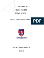 Mnlu Nagpur, 2017: English Project Movie Review