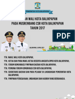 Paparan Pak Wali Musrenbang CSR