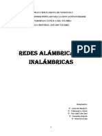 Redes Alambricas e Inalambricas