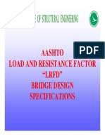 AASHTO LRFD Bridge Design Specifications Adoption by Ohio DOT