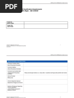 Kuisioner Kualifikasi CHESM