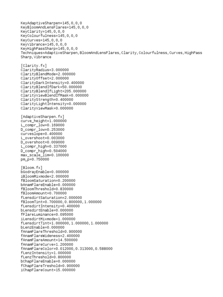 SweetFX Settings Dead Rising 3 2016 Dead Rising 3 ReShade PDF