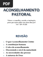 Aconselhamento Pastoral - Aula 06