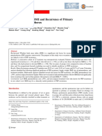 Association Between BMI and Recurrence of Primary Spontaneous Pneumothorax