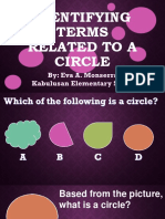 MATH 5 Q3 LESSON 67 Identifying Terms Related To A Circle